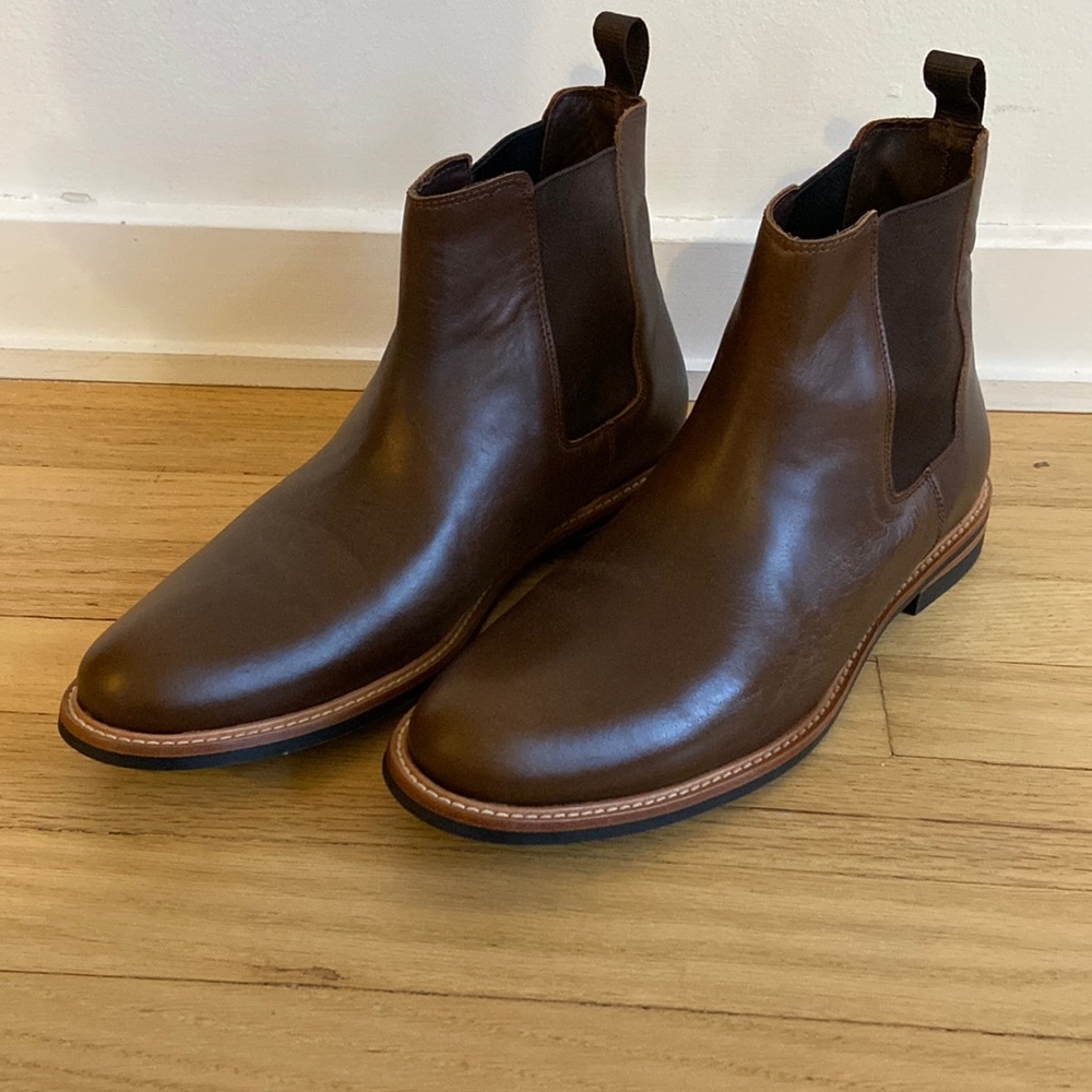 Nisolo All-Weather Chelsea Boot men 11.5 brown